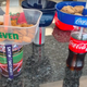7-Eleven and Coca-Cola Grub Tubs on display